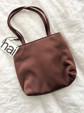 Hai Little Silk Bag in Dark Brown